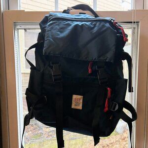 Topo Designs Rover Pack - Navy with red accents
